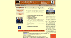 Desktop Screenshot of ableestatesales.com